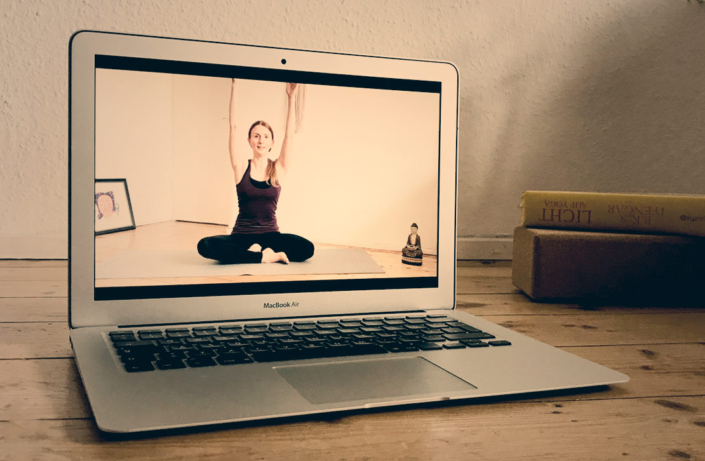 Online Yoga Laptop